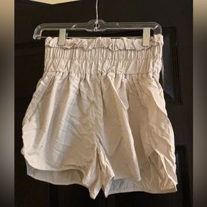 High wasted thick band athletic shorts